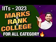 IITs Marks vs Rank vs College for All Category - Youtube