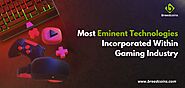 Most Eminent Technologies Incorporating Within Gaming Industry In 2023