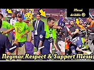 Neymar Shows Support to Messi and Follows Leo to Locker room as Neymar Emotional Farewell to Messi