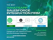 Streamline Your Sales Process with WhatsApp Salesforce Integration | Tenetizer Technologies