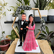 Personalized 3D Miniature Statues for Couples, 3D Printed Figurines - GiftsNArt Custom Gifts Items