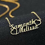 Personalized Name Necklace, Name Pendant, Name Chain - GiftsNArt Custom Gifts Items
