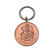 Ganesh Ji Copper Key Chain - Pray Everyday