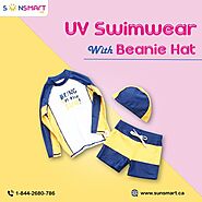 UV Swimwear With Beanie Hat
