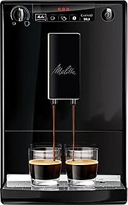 Melitta E 950-222 Kaffeevollautomat Caffeo Solo mit Vorbrühfunktion, Designedition schwarz
