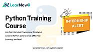 Join Our Expert-Led Python Training Course Now