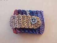 Chunky Crochet Cuff Bracelet