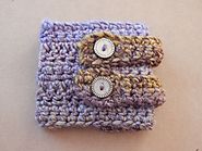Double Strap Crochet Cuff Bracelet