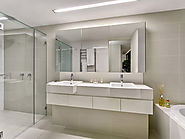 Geomeric Bathroom Large Mirror