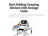 Best Folding Camping Kitchen with Storage Units