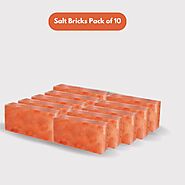 Himalayan Salt Brick of Size 8"x4"x2” Pack of 10 With Free Shipping – Himalayan salters shop