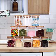 Glass Jars Set