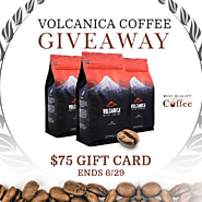 Volcanica Coffee Giveaway Hosted by Best Quality Coffee: $75 Gift Card Prize - Best Quality Coffee