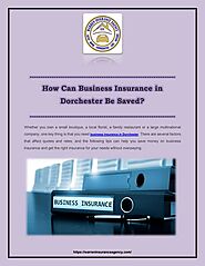 How Can Business Insurance in Dorchester Be Saved | PDF