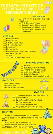 Essential Items For Newborn Baby That You Must Have