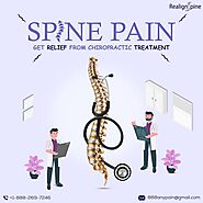 Spine pain get relief from chiropractic treatment