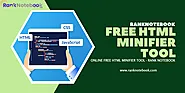 ONLINE FREE HTML MINIFIER TOOL ON RANKNOTEBOOK