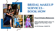 Bridal Makeup Services in Chandigarh | Payal Chhabra Makeovers