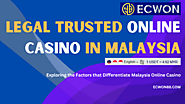 Play The Latest Mobile Online Casino Malaysia Games | Ecwon