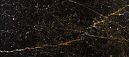 Golden black marble