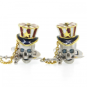 Uncle Sam Cuff Links