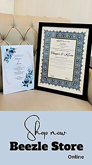 Nikkah | Customized Frames | Beezle Store