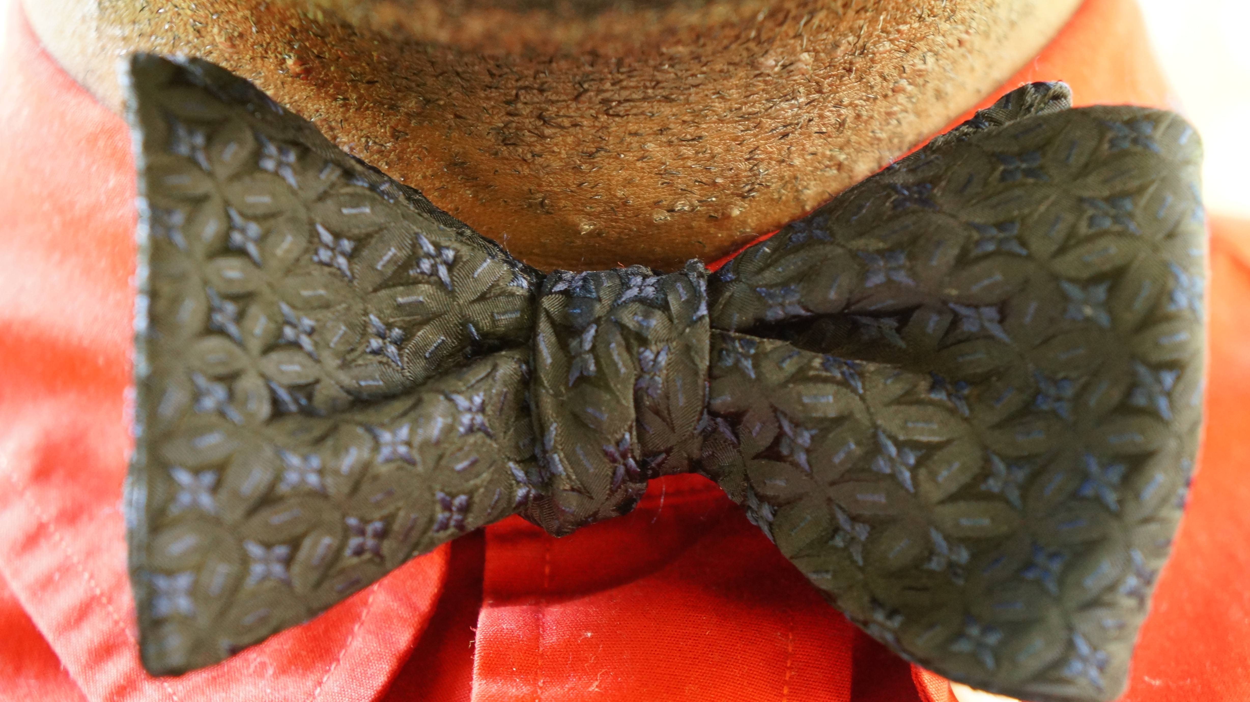 Headline for The Bow Tie Naming Rights Contest (Navy w pattern)