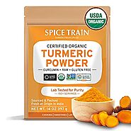 Get SPICE TRAIN Organic Turmeric Powder