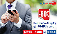 Tặng 60% data mỗi tháng khi đăng ký MIU Mobifone 6 tháng