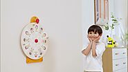 Viga Wall Toy – Movement & Facial Expression Turntable Classic Sensory Game