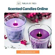 Buy Scented Candles Online at Niksa Homes