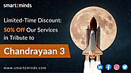 Limited-Time Discount 50% Off Our Services in Tribute to Chandrayaan 3