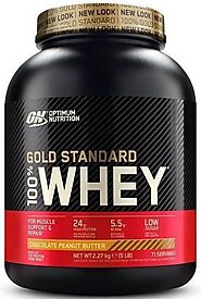 Optimum Nutrition - tasty whey protein chocolate and vanilla buy at Earn With Nutrition