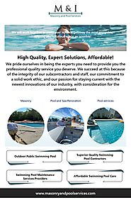 Swimming Pool Maintenance Services Providers