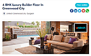 4 BHK Luxury Builder Floor In Greenwood City