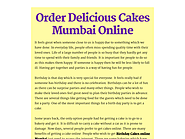 Order Delicious Cakes Mumbai Online