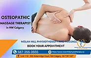 Osteopathic Massage Therapist in NW Calgary | Nolan Hill Physiotherapy & Massage | 587-355-3555