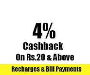Paytm GRAB4 Coupon: Get 4% Cashback on Rs.20 & Above - Sitaphal.com