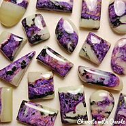 Buy Charoite Gemstone Cabochons Online at Best Prices in USA
