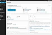Dashboard Screen – WordPress.org Documentation