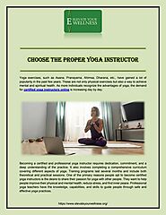 Choose the Proper Yoga Instructor | PDF
