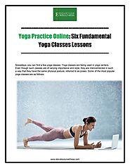 Online Yoga Practice 6 Basic Classes