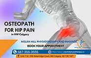 Osteopath For Hip Pain in NW Calgary | Nolan Hill Physiotherapy & Massage | 587-355-3555