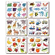 6 in 1 Wooden Shapes Puzzles 3+ Years – Mini Leaves