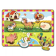 Farm Animal Chunky Puzzle (2+ Years) – Mini Leaves