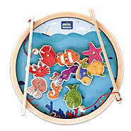 Fishing Game with magnetic poles round 3+ Years – Mini Leaves