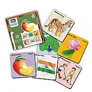 National Symbols 4 Pieces Wooden Puzzles 2+ Years – Mini Leaves