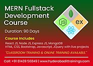 MERN Full Stack Developer course in Hyderabad