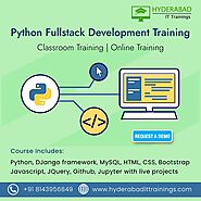 Python Full Stack Developer course in Hyderabad