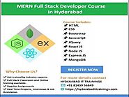 MERN Full Stack Developer Course in Hyderabad